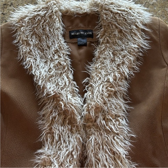 Free People Vintage Misdemeanor Penny Lane Long Leather Fur Coat - Picture 8 of 13